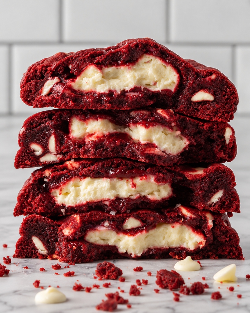 Cookie Red Velvet com Mascarpone Caseiro