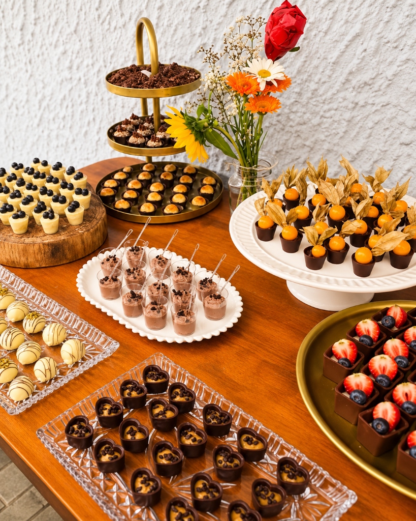 Mesa de Doces Finos para Casamentos